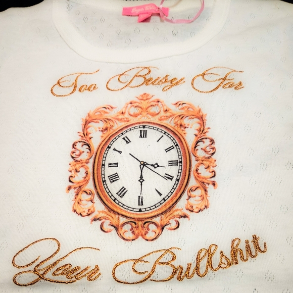 NWT Courtship Countdown Baby Tee DOLLS KILL  SZs  XL & XXL - Picture 4 of 6